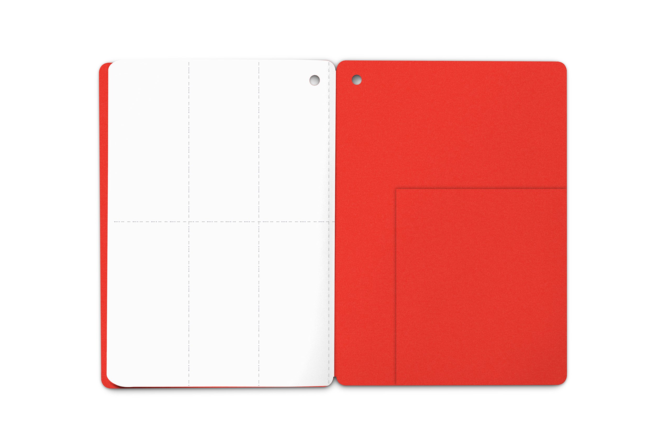 Carnet - Blue on Red Wraparound