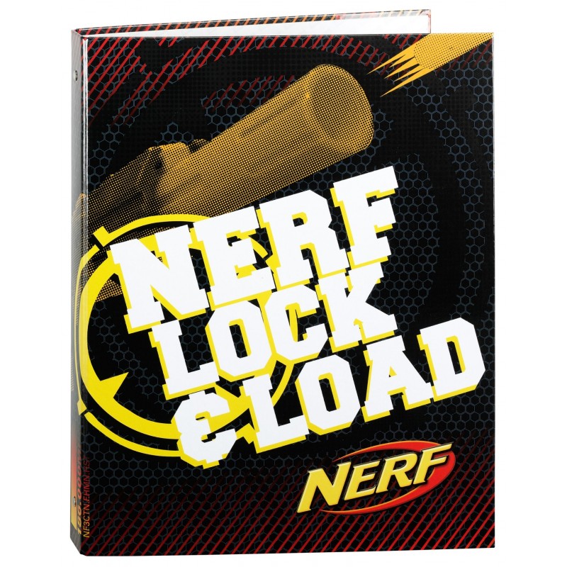 Biblioraft din carton cu 4 inele - Nerf