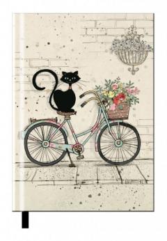Carnet A5 - Chat sur velo