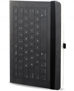 Carnet A5 - Keyboard - Black