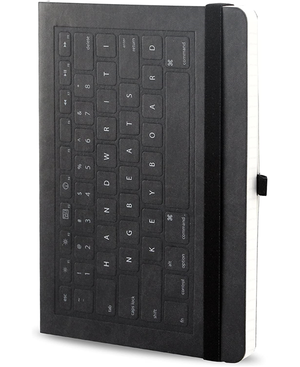 Carnet A5 - Keyboard - Black