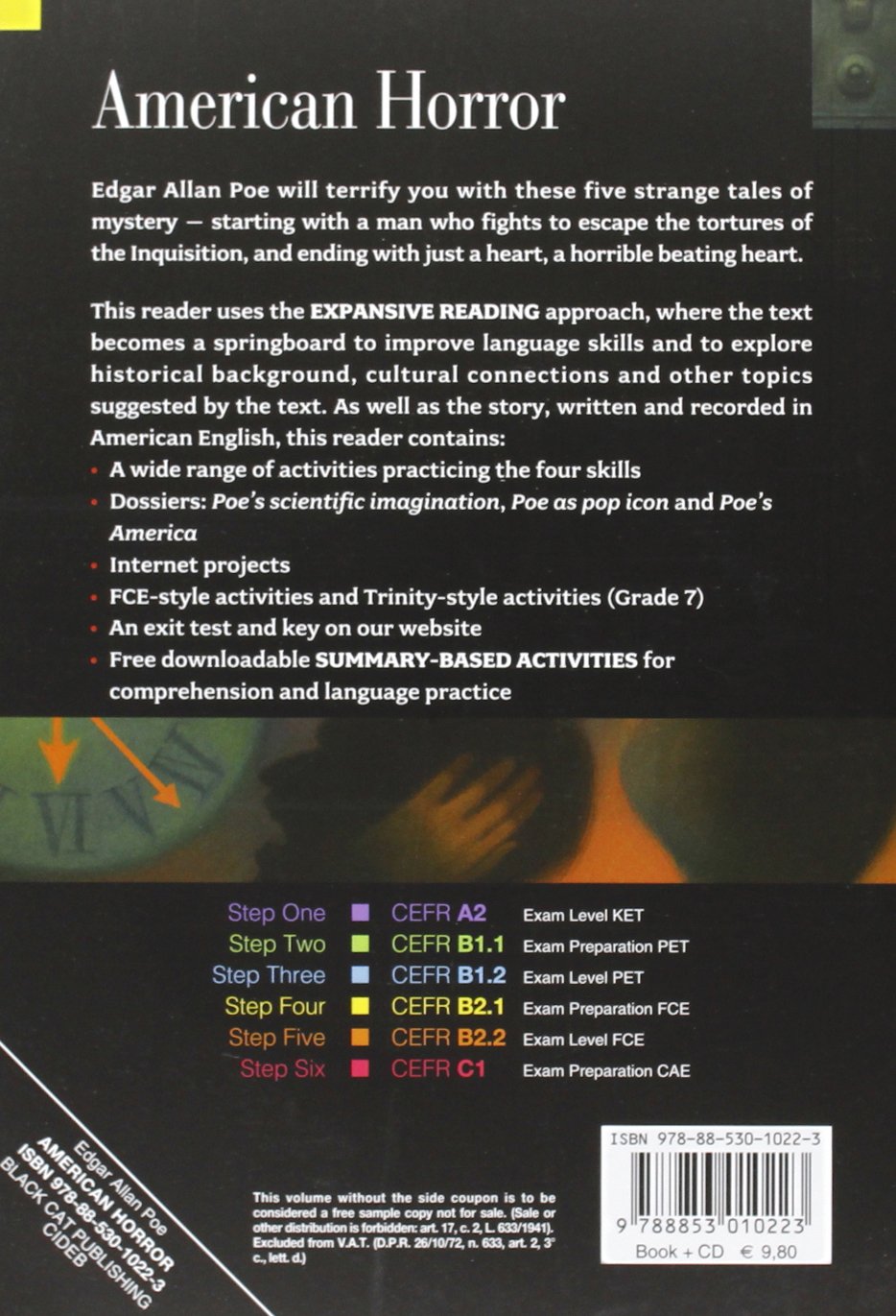  Reading & Training: American Horror. Five Terrifying Tales + audio CD