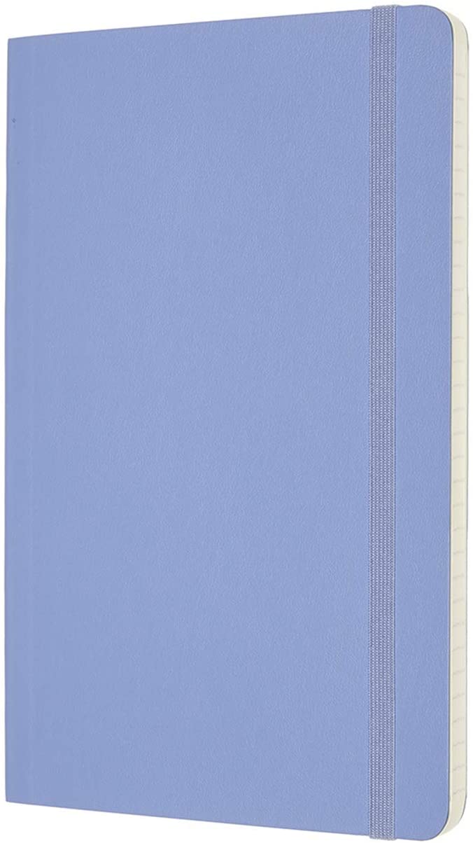 Carnet Moleskine - Hydrangea Blue Large Ruled Notebook Soft