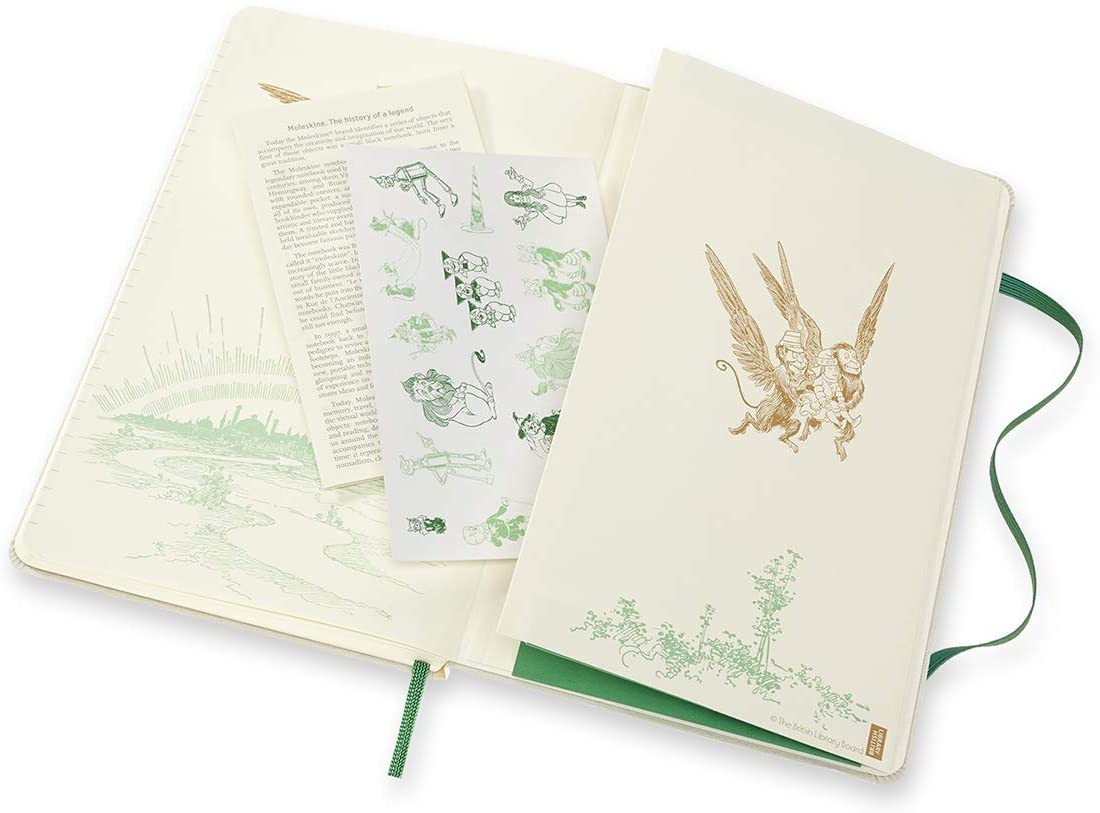 Carnet - Moleskine - Wizard of Oz Limited Edition Ruled Notebook - The Magic Art of the Great Humbug