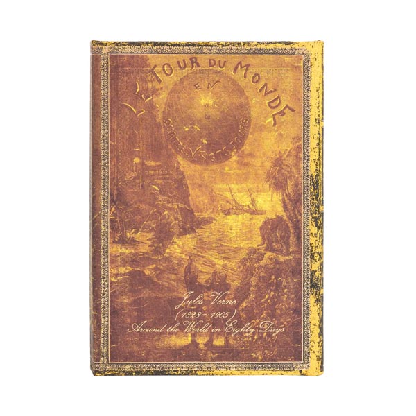 Jurnal - Mini, Lined - Verne, Around the World