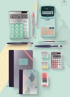 Ascutitoare cu radiera - Silver Milan thumbnail