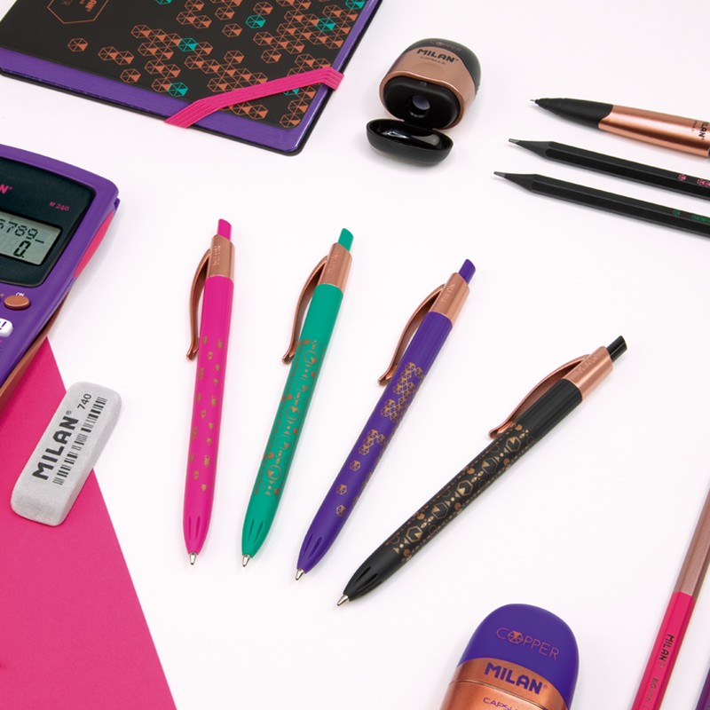 Set 4 pixuri - Copper Milan