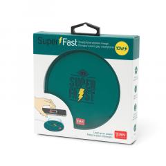 Incarcator wireless pentru smartphone - Petrol thumbnail