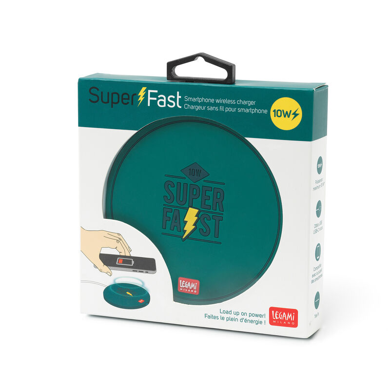 Incarcator wireless pentru smartphone - Petrol